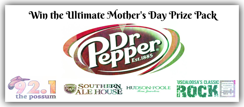 Win dinner, diamonds and Dr. Pepper from 92.1 The Possum - Tuscaloosa's Best Country Music